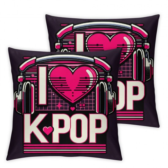 Throw Pillow Covers Pink Black Splice Pillow Cases Cushion Cover Modern Pillow Covers for Couch Sofa