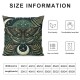 Ulloord Pillow Covers Pillow Cases Cushion Covers for Kids Adults, Leaves Exotic Decorative Square Cushion Cases Set for Bedroom Living Room