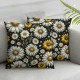 Ulloord Throw Pillow Covers Decorative Pillowcase with Hidden Zipper Soft Cushion Covers for Home Bedroom Living Room Sofa
