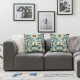 Ulloord Wheel Navigation Compass Throw Pillow Case Beach House Decor Flannel Cushion Cover for Sofa Cushion Cover