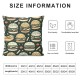 Ulloord Pillow Covers Decorative Throw Pillow Covers Cushion Case for Sofa Bench Living Room Indoor Outdoor Home Decor